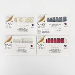Color Street 4 Piece Bundle of Nail Polish Strips